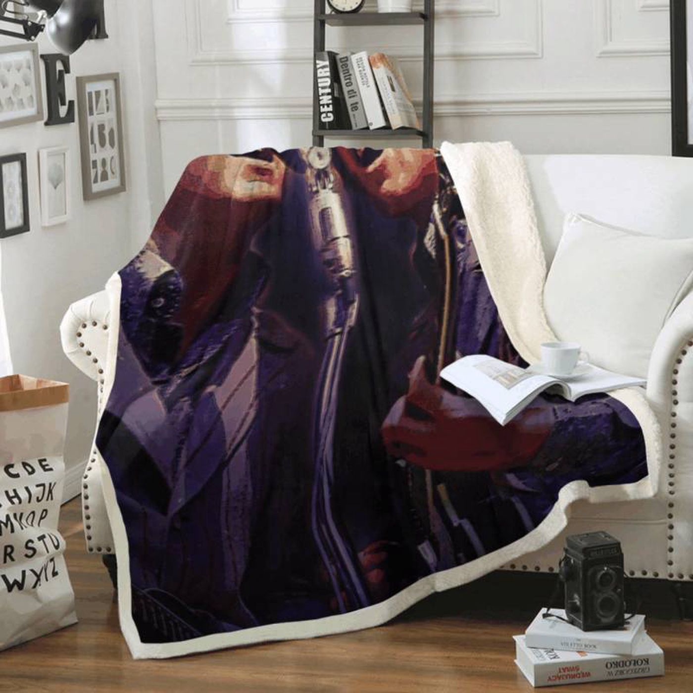 Superstars Paul George & The Beatles Rock Band Fleece Blanket – Warm & Stylish Throw for Fans