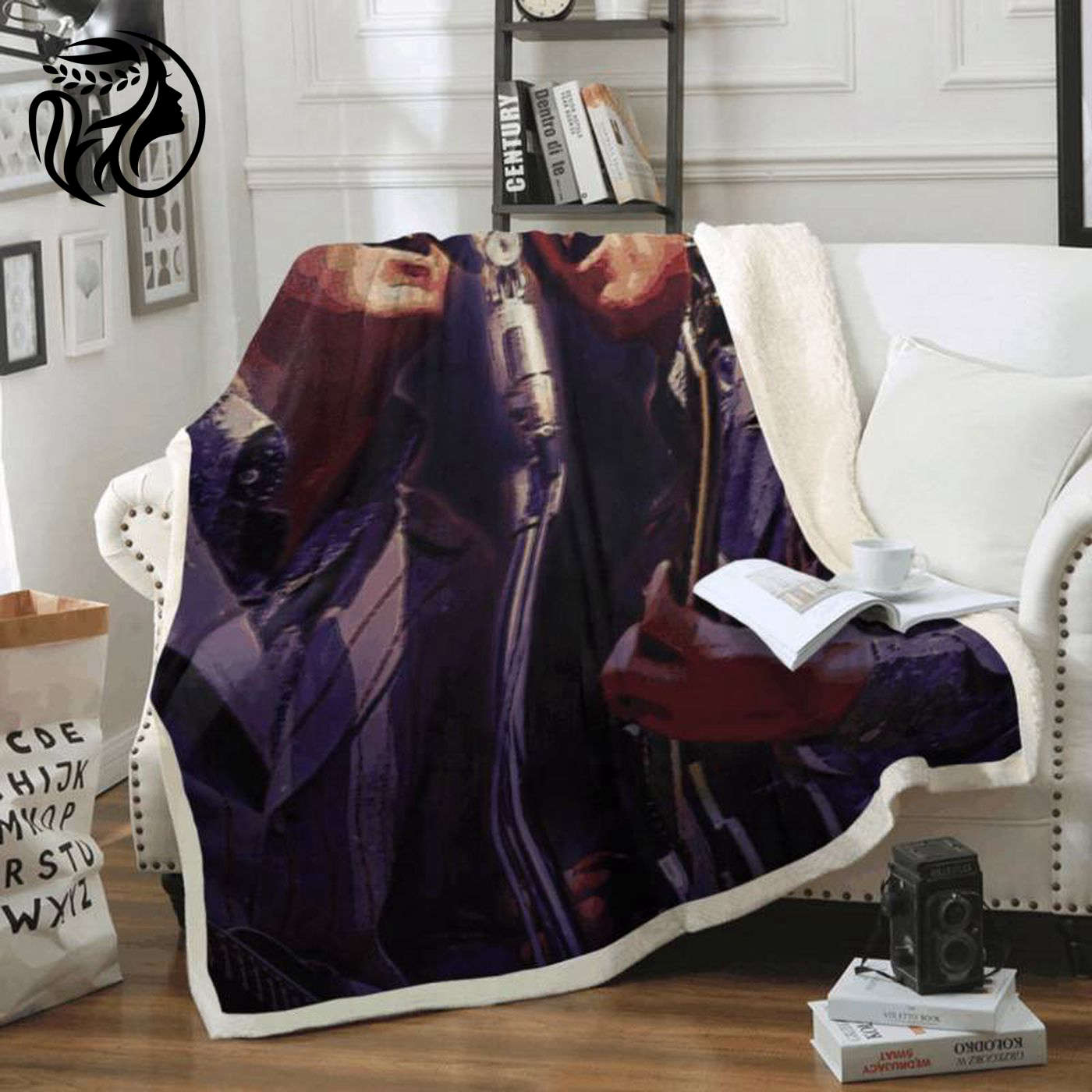 Superstars Paul George & The Beatles Rock Band Fleece Blanket – Warm & Stylish Throw for Fans
