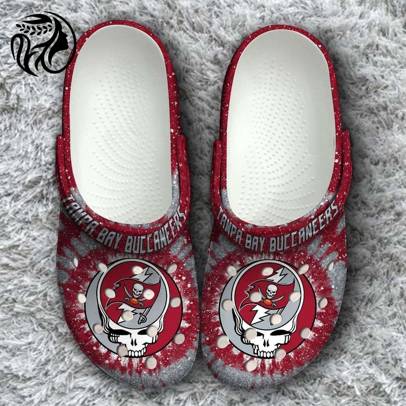Tampa Bay Buccaneers Grateful Dead Classic Red Unisex Classic Clogs For Fans Unisex Gifts 2024