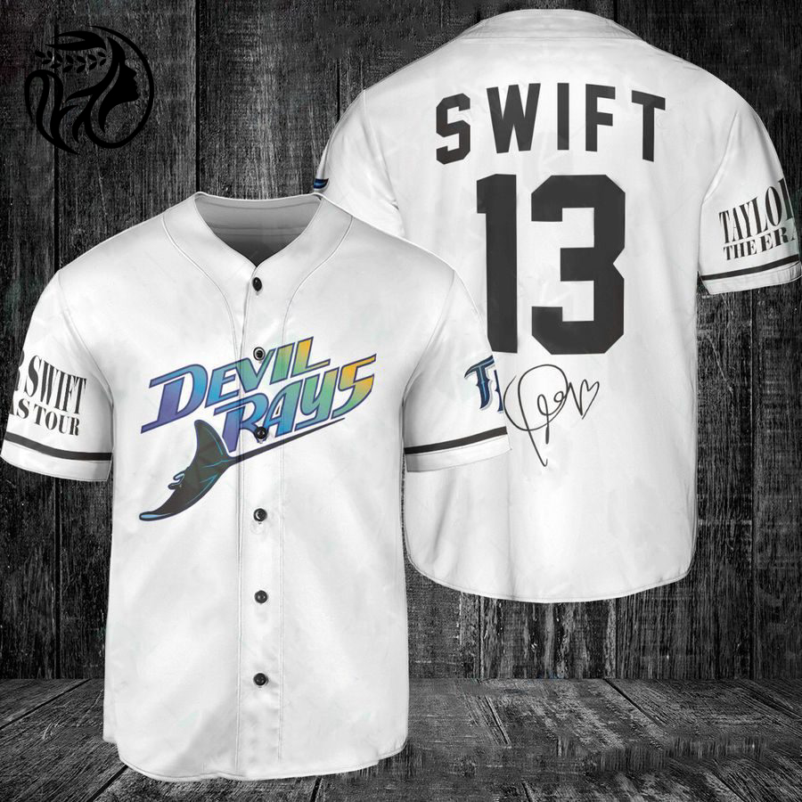 Tampa Bay Rays Taylor Swift Fan Baseball Jersey  - Gift for Men Women
