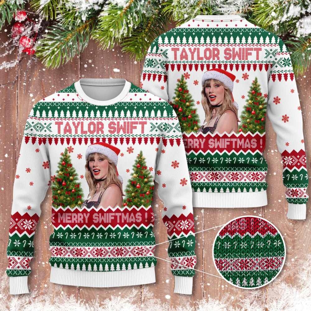 Taylor Swift 3D Ugly Sweater – Gift for Men Women – Christmas Gift