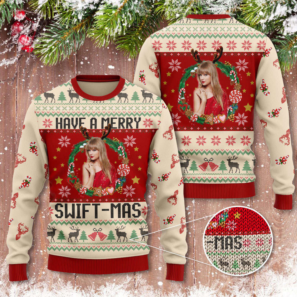 Taylor Swift 3D Ugly Sweater – Gift for Men Women – Christmas Gift