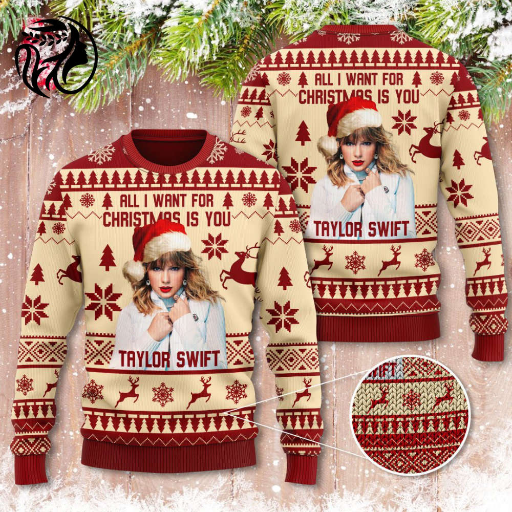 Taylor Swift 3D Ugly Sweater – Gift for Men Women – Christmas Gift