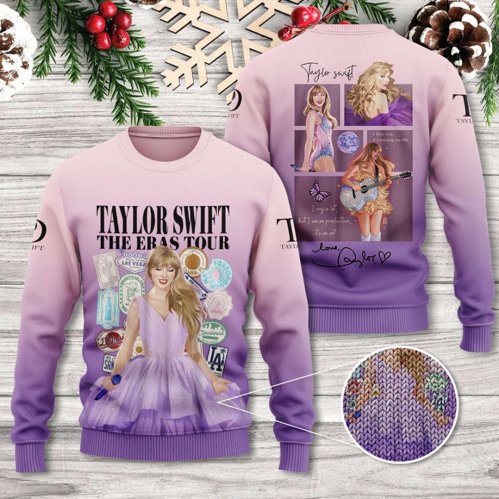 Taylor Swift 3D Ugly Sweater – Gift for Women – Christmas Gift