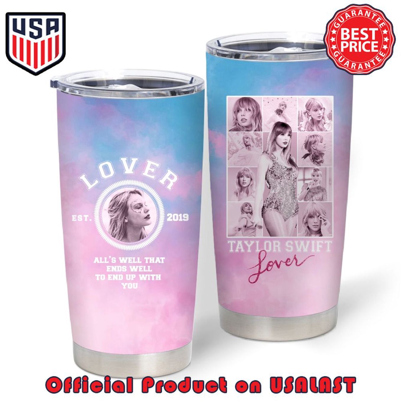 Taylor Swift Lover Album Tumbler – All’s Well That Ends Perfect for Fans!