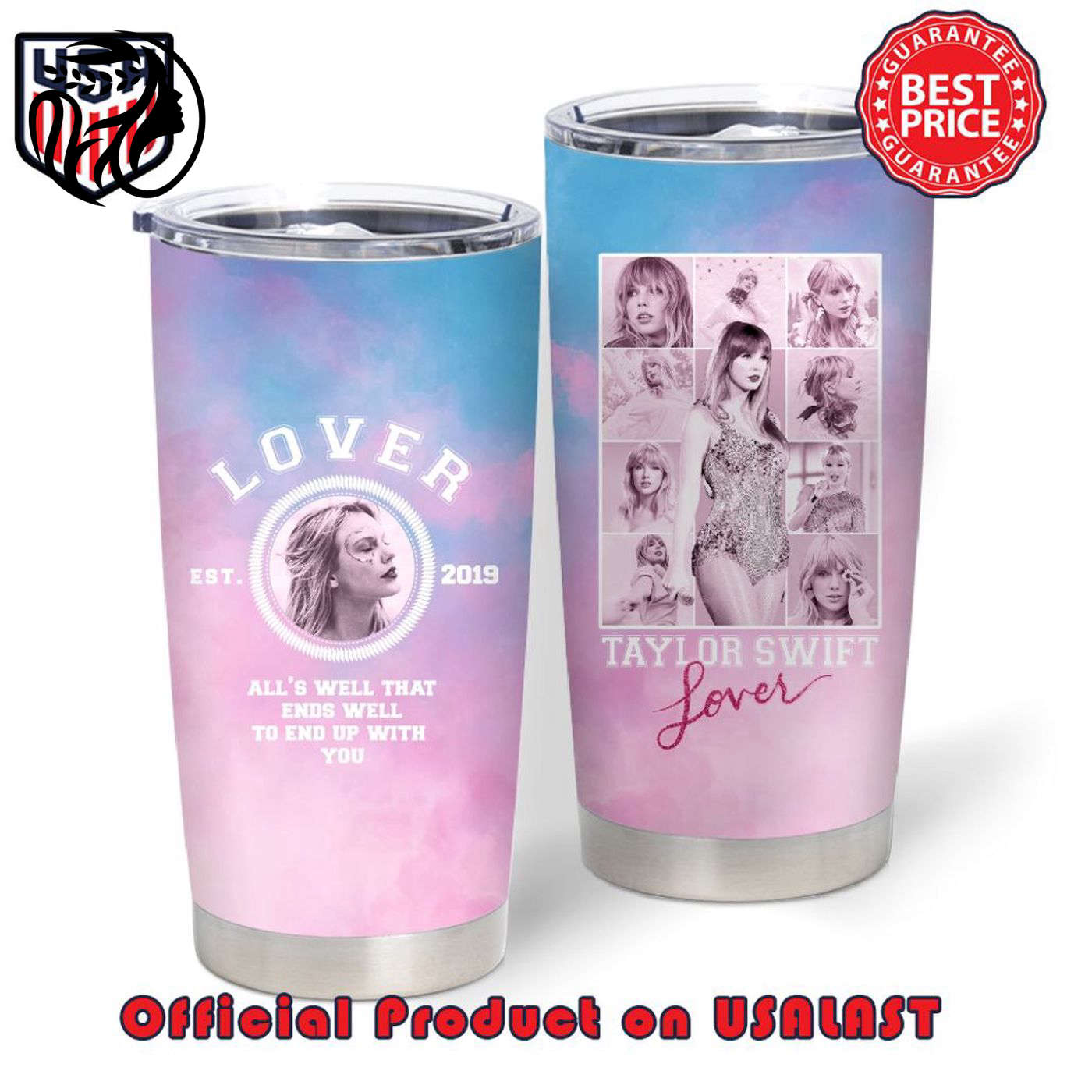 Taylor Swift Lover Album Tumbler – All’s Well That Ends Perfect for Fans!