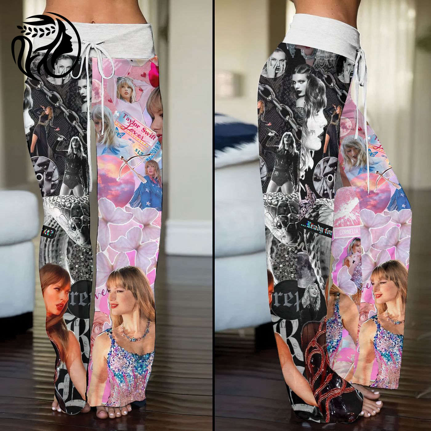 Taylor Swift High-Waisted Straight-Leg Trousers  -  - Gift for Women for Women