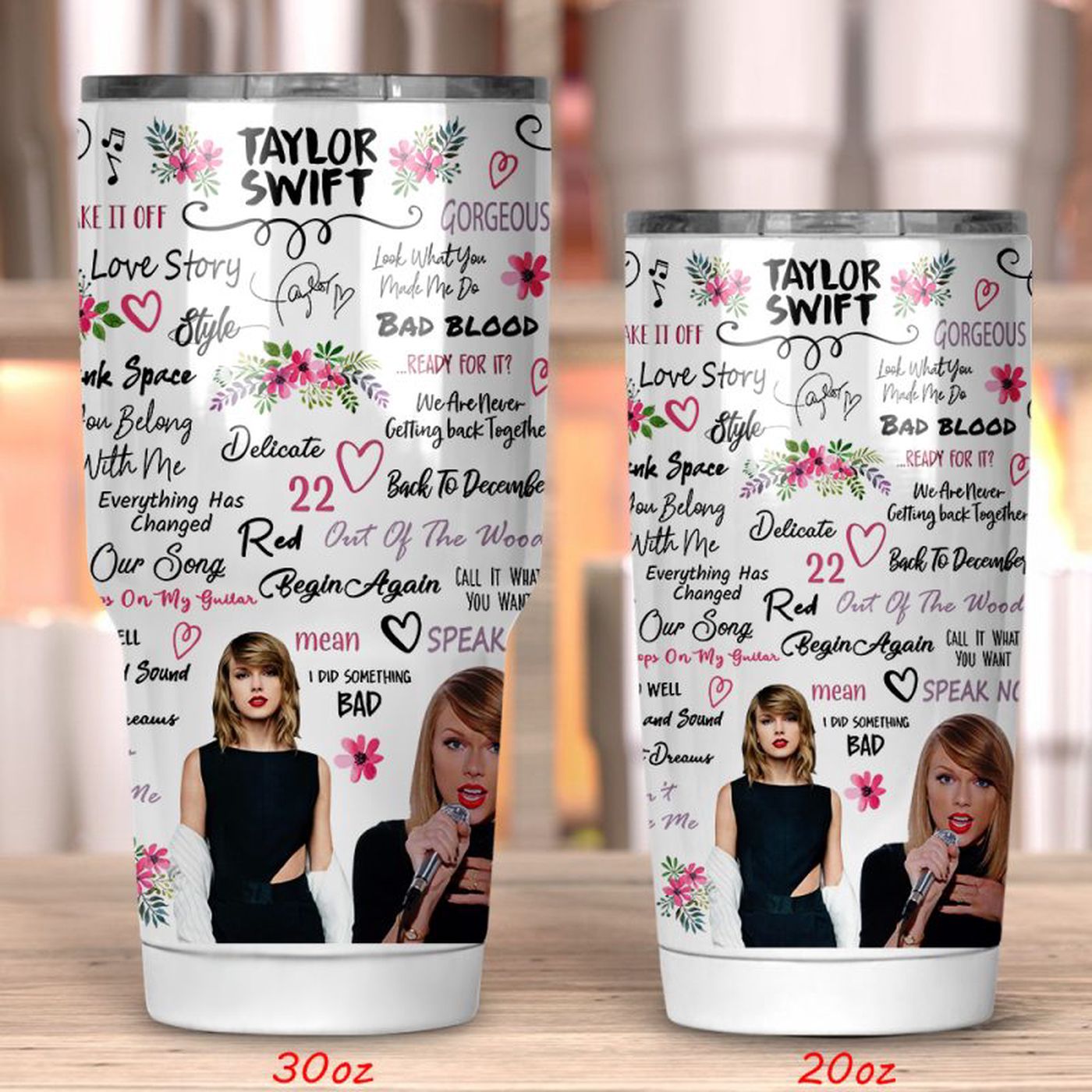 Quench Your Thirst with the Stylish Taylor Swift Tumbler – Available in 20oz and 30oz Sizes! Quench Your Thirst with the Stylish Taylor Swift Tumbler – Available in 20oz and 30oz Sizes!