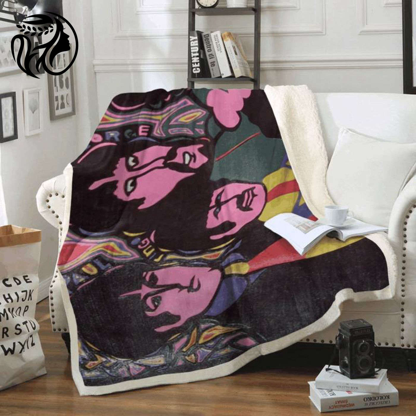 Beatles 1967-1970 Rock Band Fleece Blanket - Art For Beatles Fans