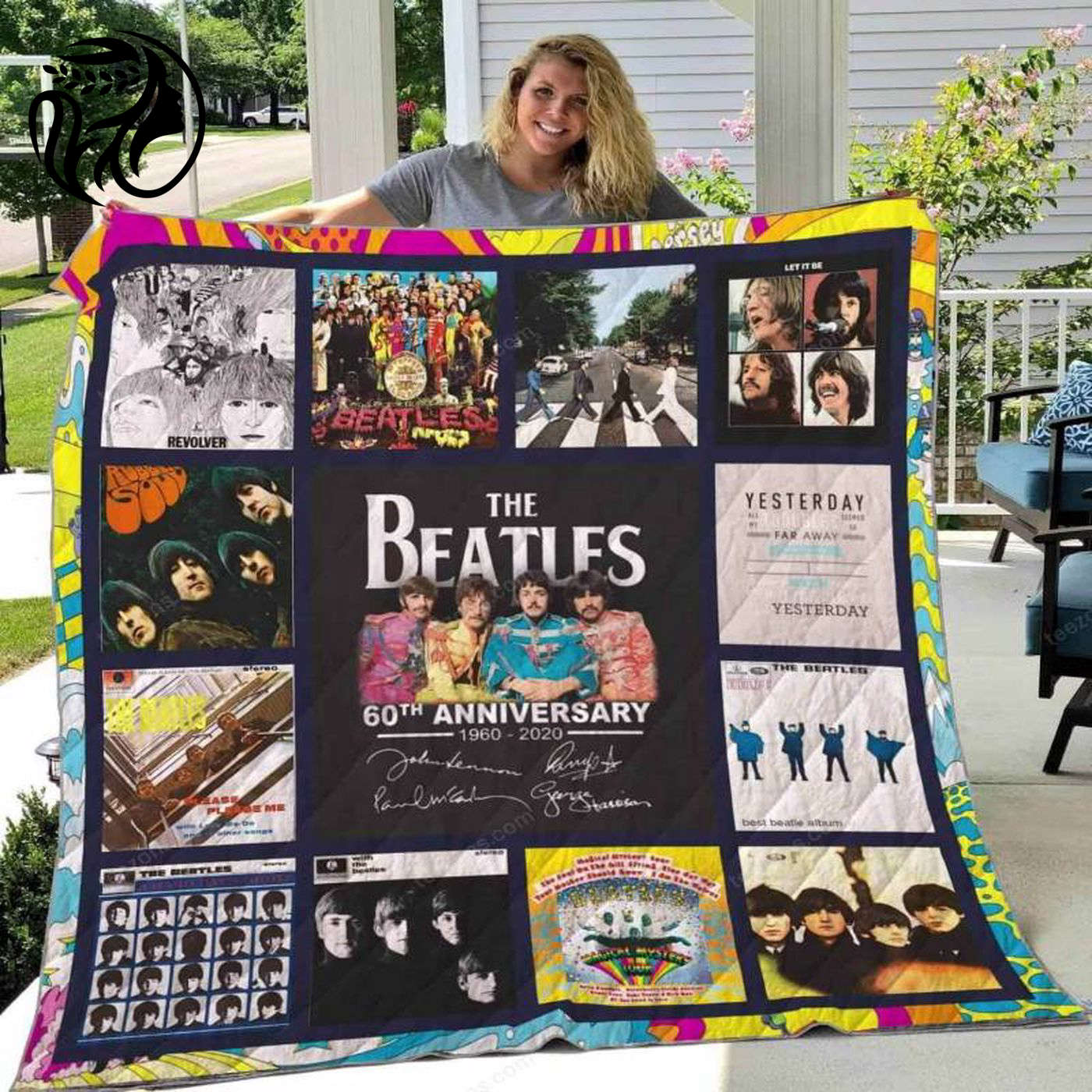 The Beatles 60th Anniversary 1960-2020 Blanket: TH0607 Quilt – Celebrate with this Limited Edition Throw