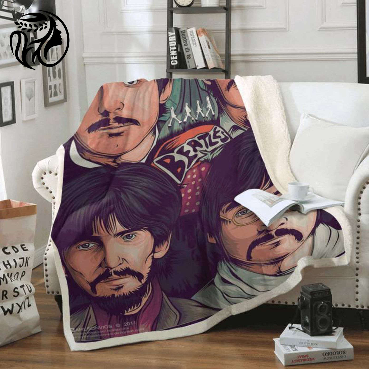 The Beatles A Day In The Life Member Art Fleece Blanket: Perfect for Fans – Get Yours Now!