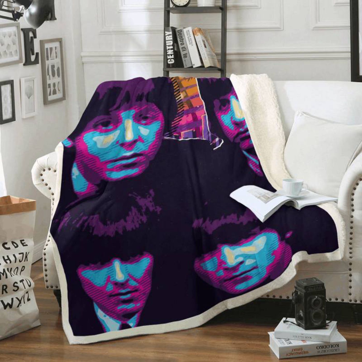 The Beatles Art Fleece Blanket – A Day in the Life Song Design