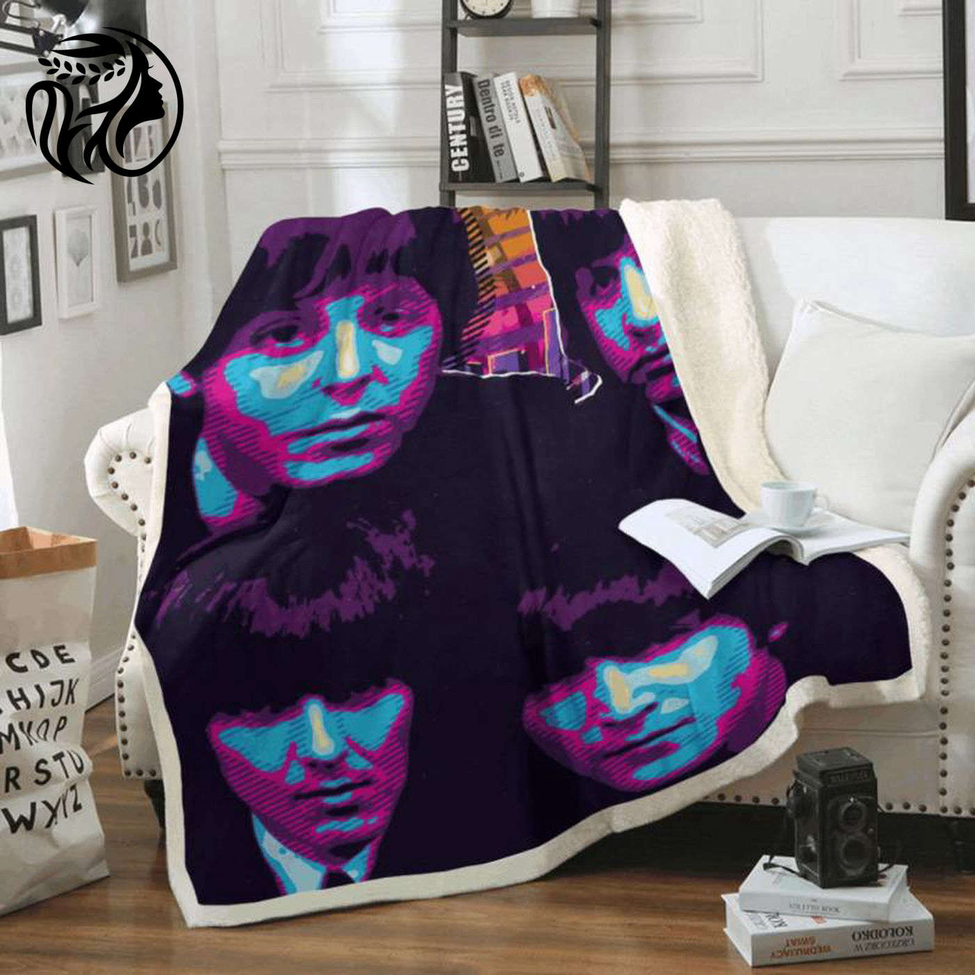 The Beatles Art Fleece Blanket – A Day in the Life Song Design