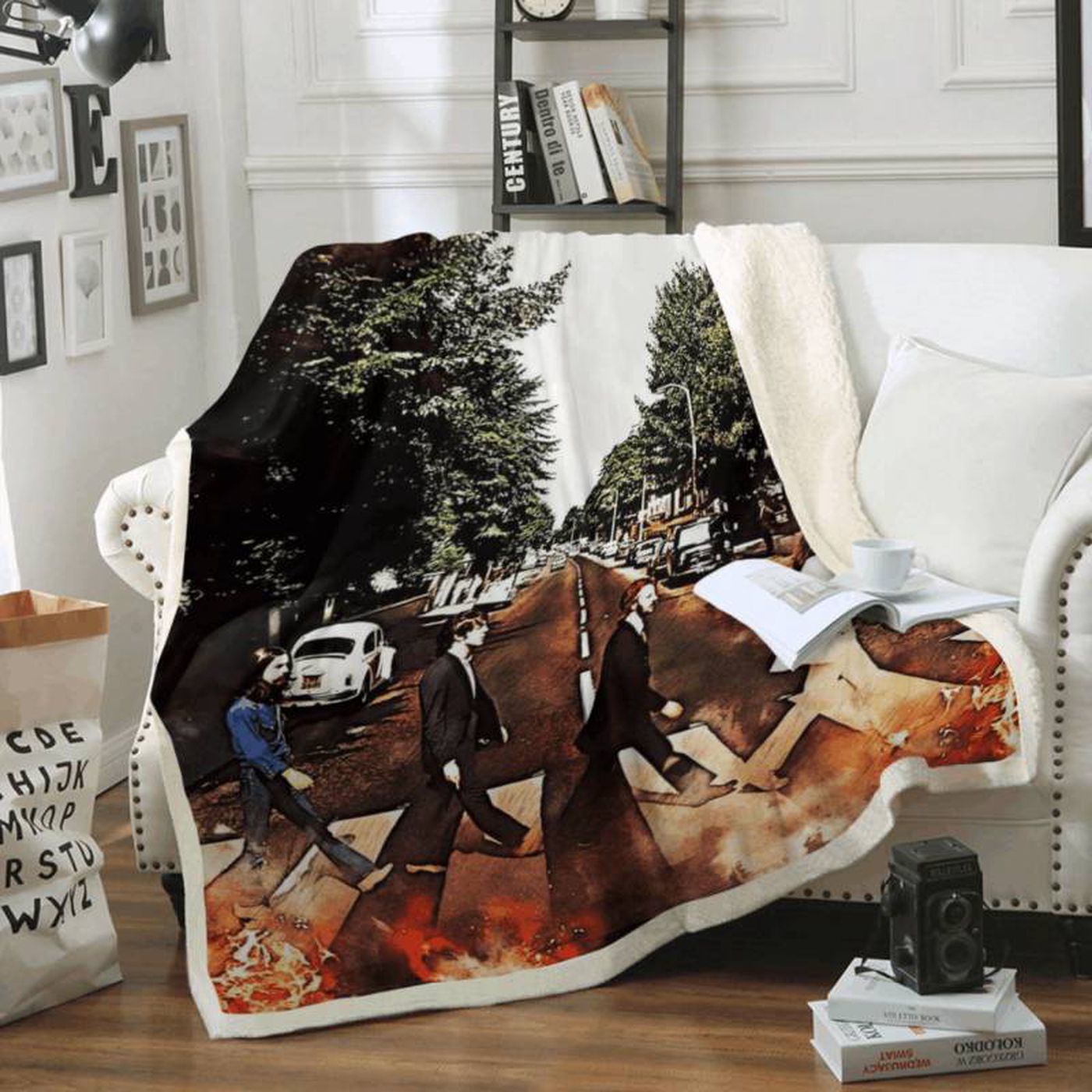 The Beatles Abbey Road Fleece Blanket: Legendary English Band Memorabilia