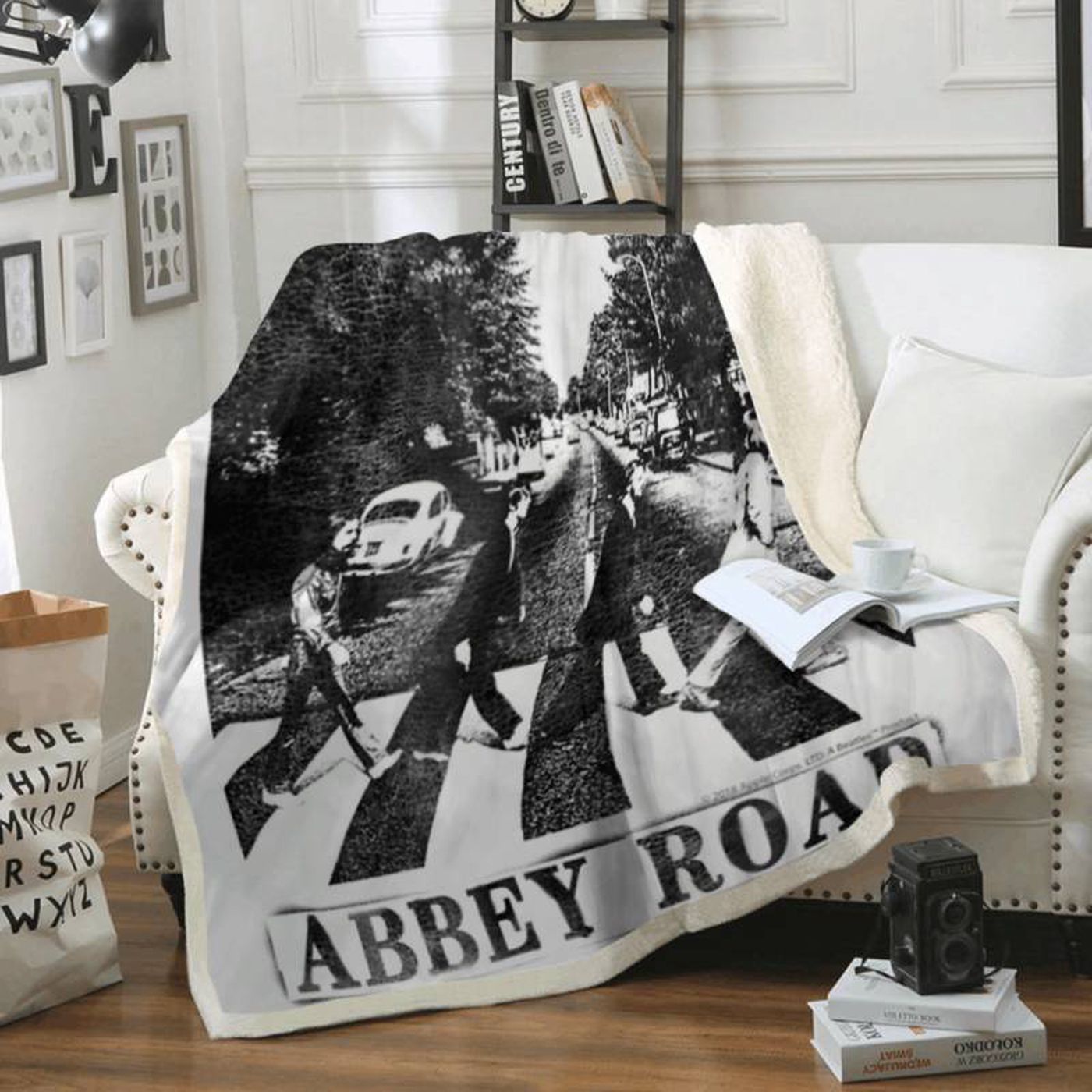 Beatles Abbey Road Anniversary Art Fleece Blanket – Perfect Gift for Fans
