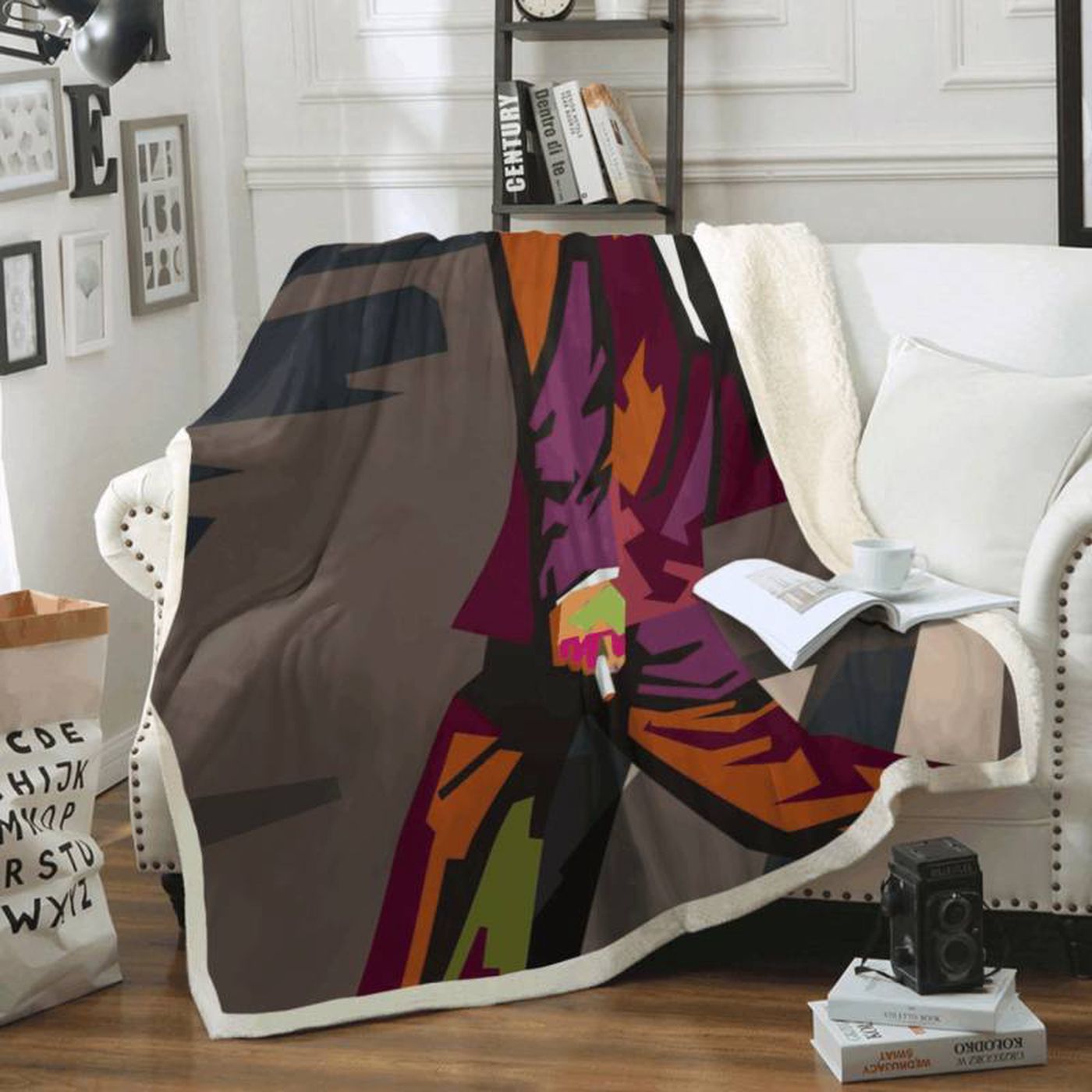 Cozy Beatles Abbey Road Song Art Fleece Blanket: Perfect Gift for Music Lovers!
