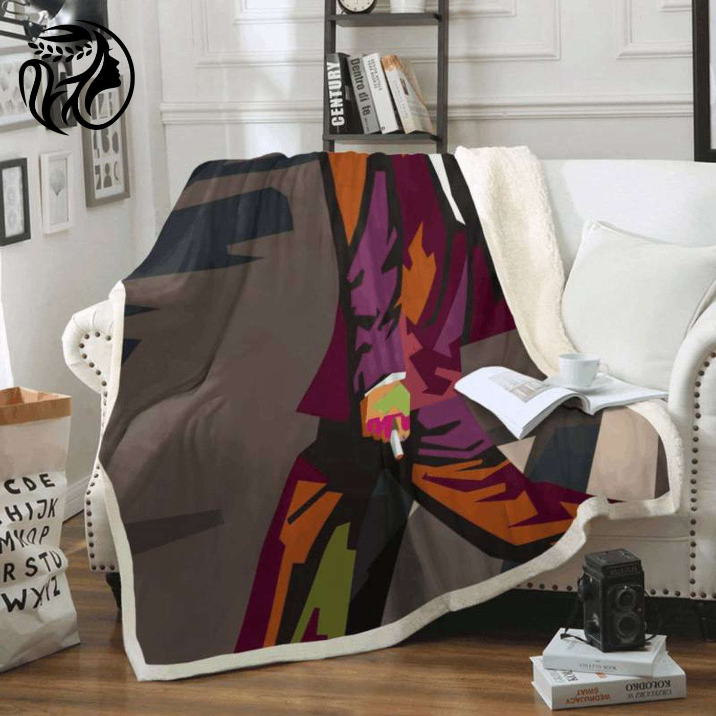 Cozy Beatles Abbey Road Song Art Fleece Blanket: Perfect Gift for Music Lovers!