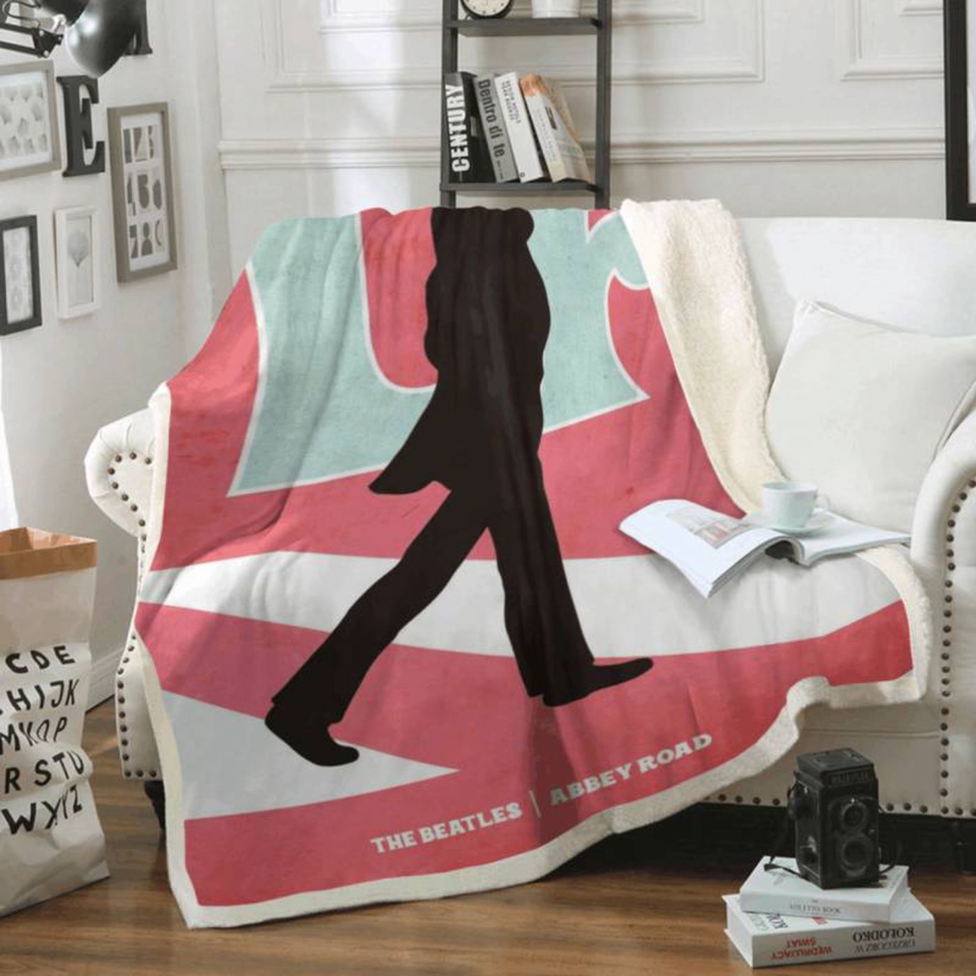 The Beatles Abbey Road Art Fleece Blanket: Iconic Eleventh Studio Album Design – Limited Edition