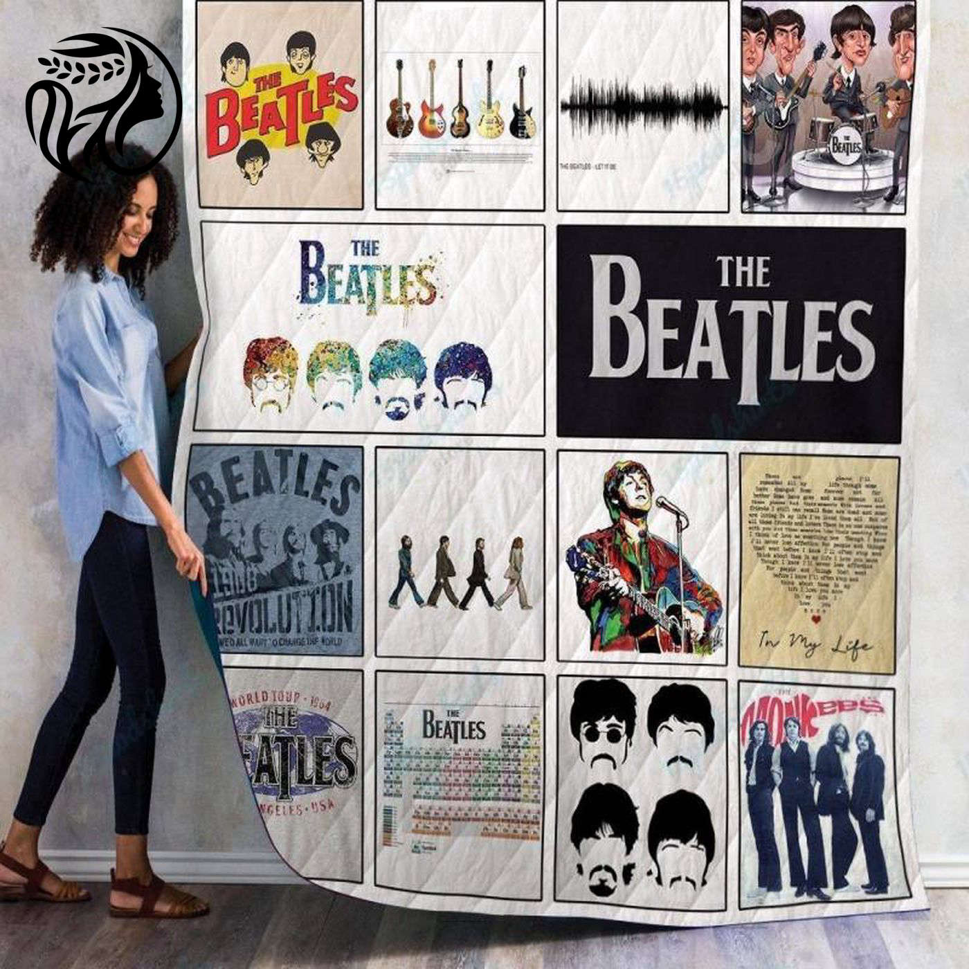The Beatles Album Quilt Blanket 02: Cozy and Iconic Memorabilia for Fans