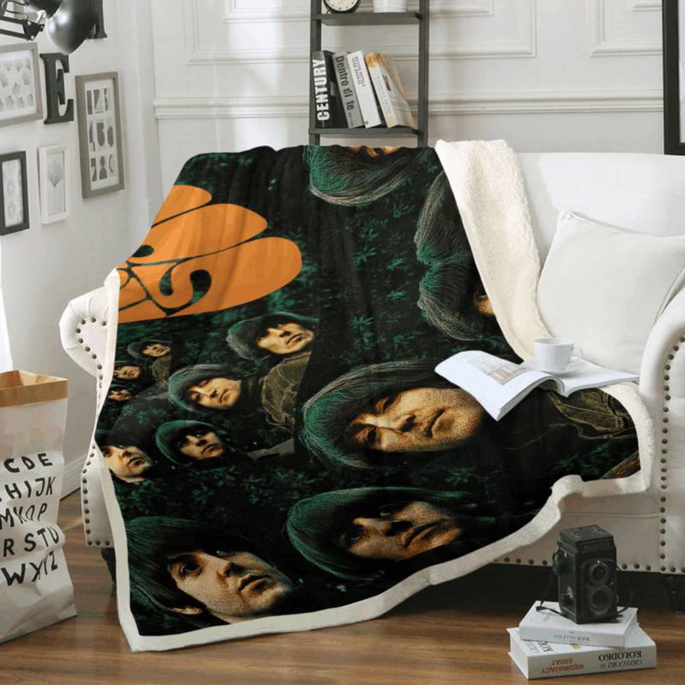 The Beatles Rubber Soul Fleece Blanket – A Must-Have for Beatles Fans!