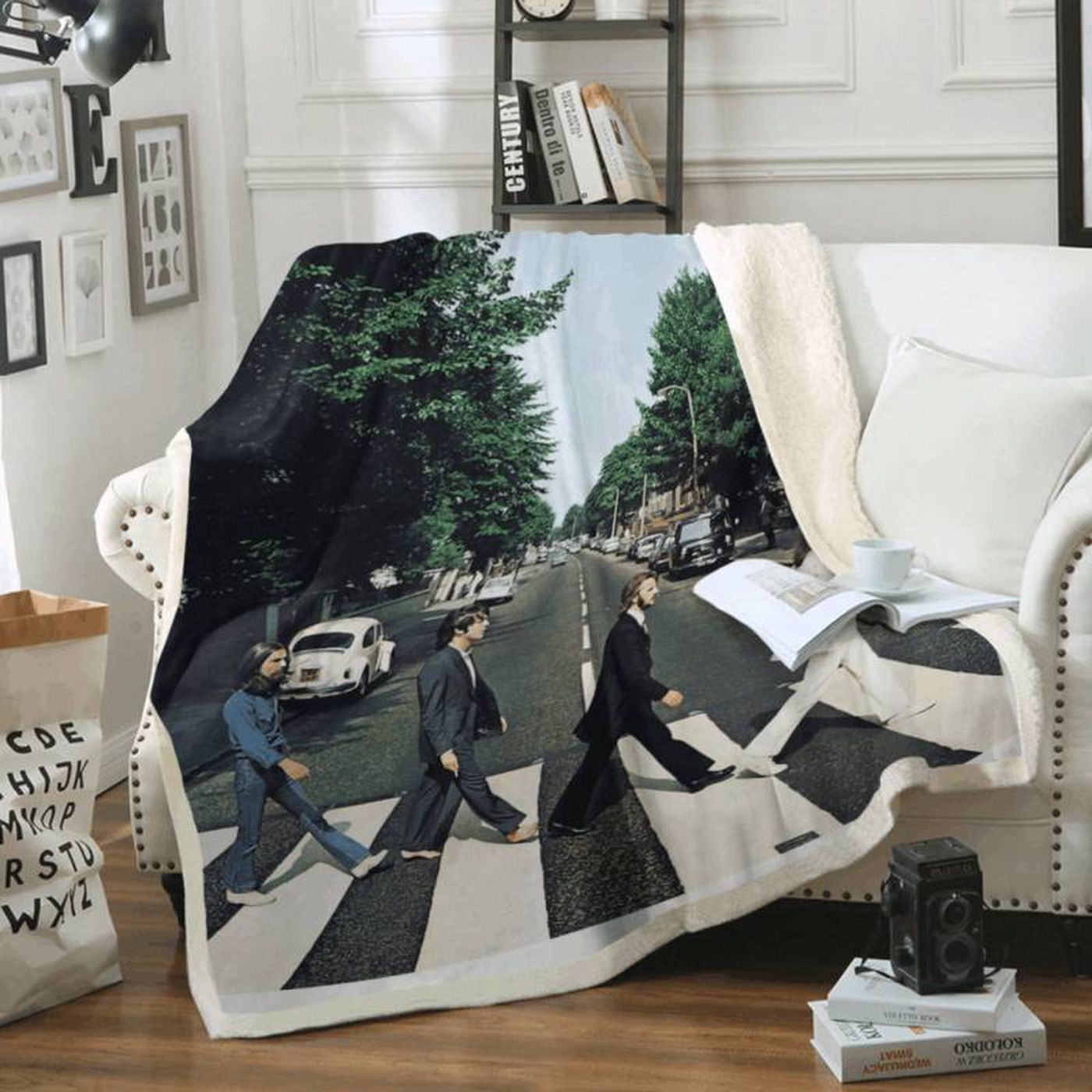 The Beatles Abbey Road Album Fleece Blanket: Perfect for Beatles Lovers Cozy and Stylish