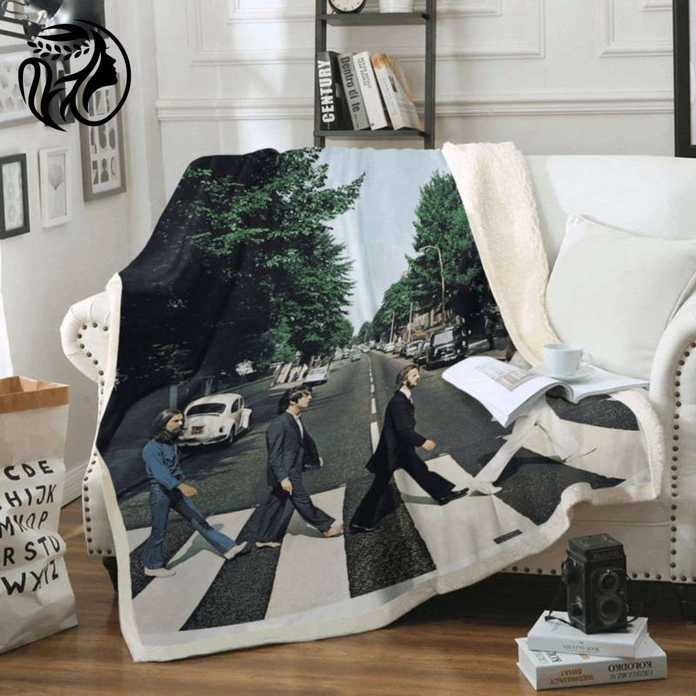 The Beatles Abbey Road Album Fleece Blanket: Perfect for Beatles Lovers Cozy and Stylish