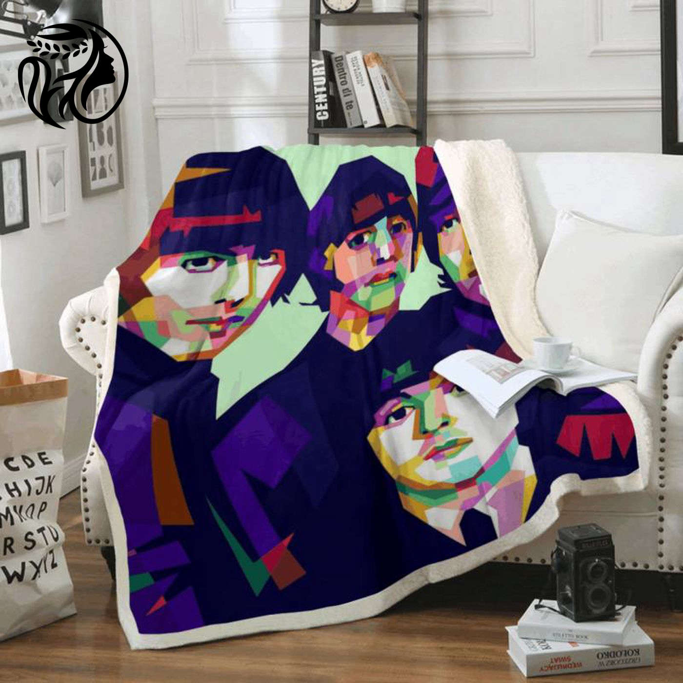 The Beatles Band Fleece Blanket - For Beatles Lovers The Legend Art Design - Shop Now!