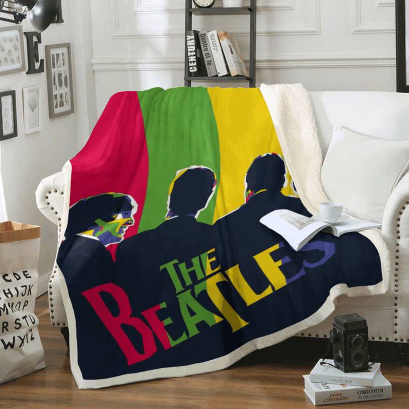 The Beatles Band: Legend Pop Art Fleece Blanket for Fans – Must-Have Collectible!