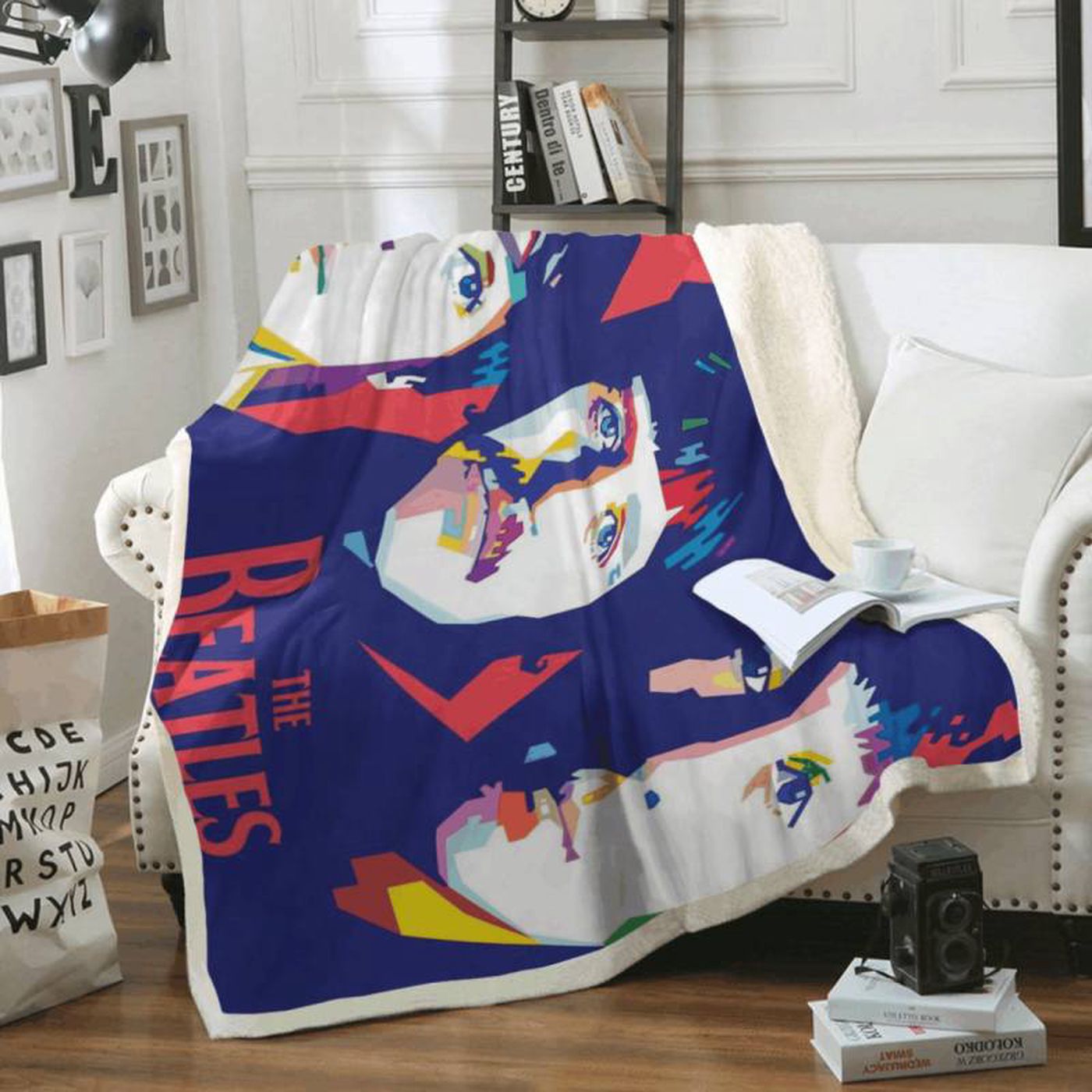 The Beatles Rock Band 1960: Iconic Liverpool Legends on an Art Fleece Blanket