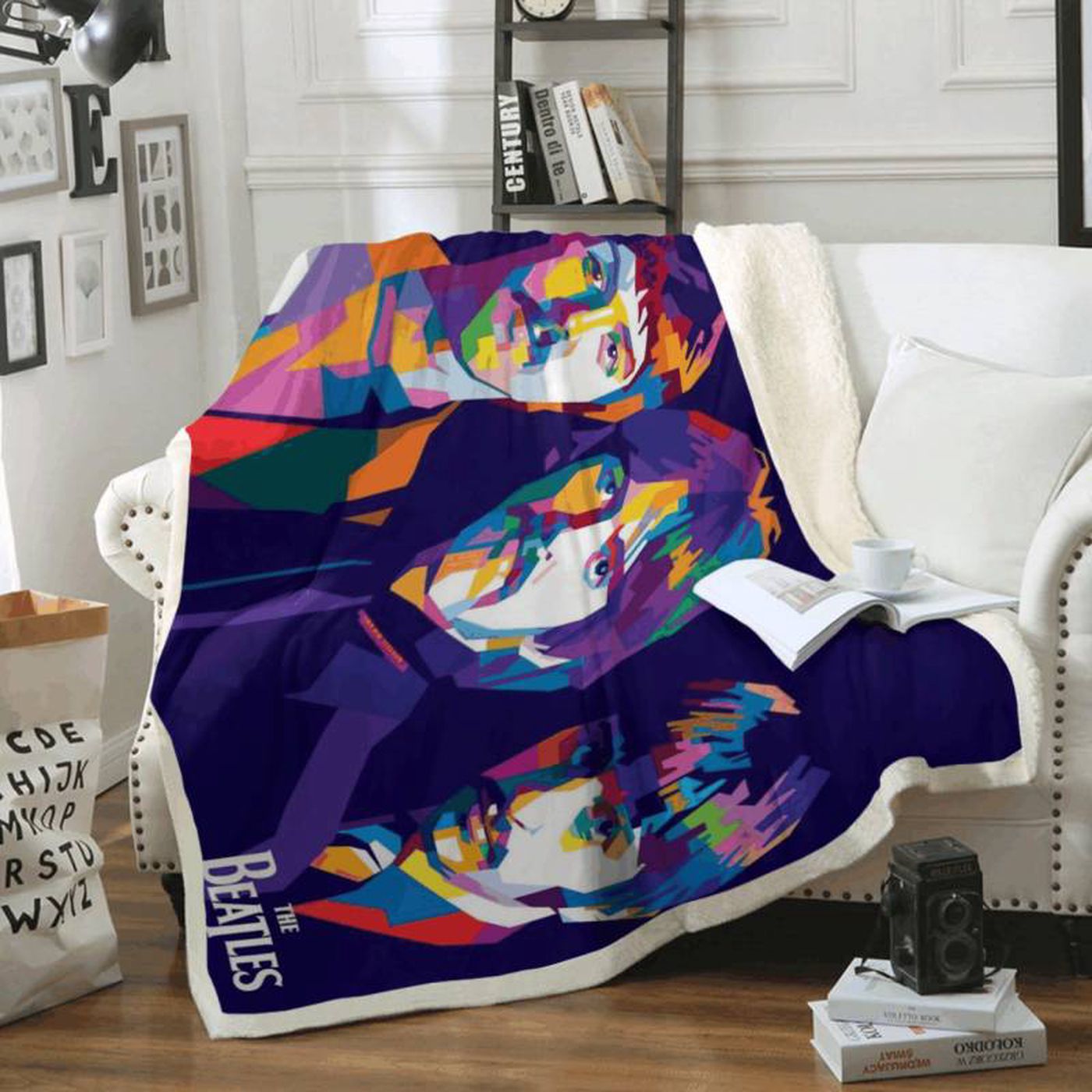 The Beatles Rock Band 1960 – Iconic Liverpool Legends Fleece Blanket for Fans