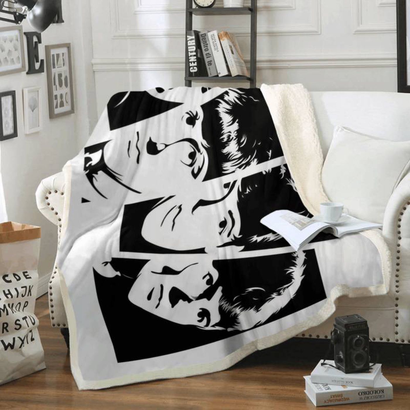 The Beatles Rock Band 1960: Iconic Liverpool Legends in Pop Art Fleece Blanket