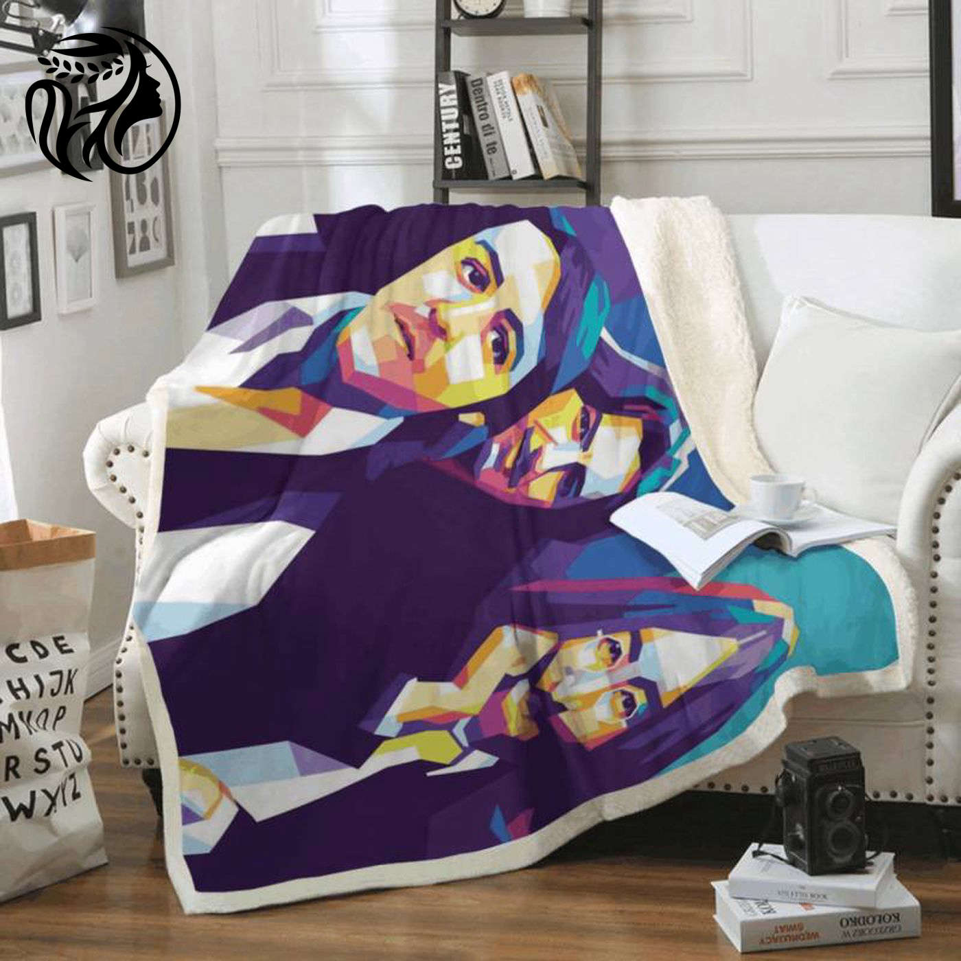 The Beatles Legend Art Fleece Blanket - Iconic Liverpool Band Memorabilia