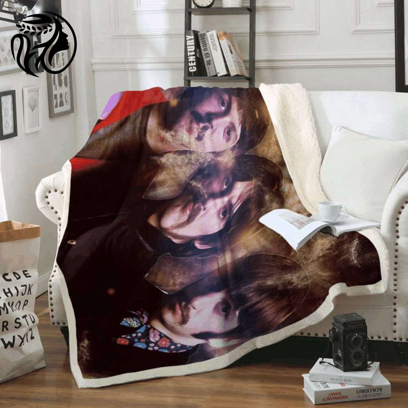 The Beatles Legend Fleece Blanket: Iconic Liverpool Band Art for Fans
