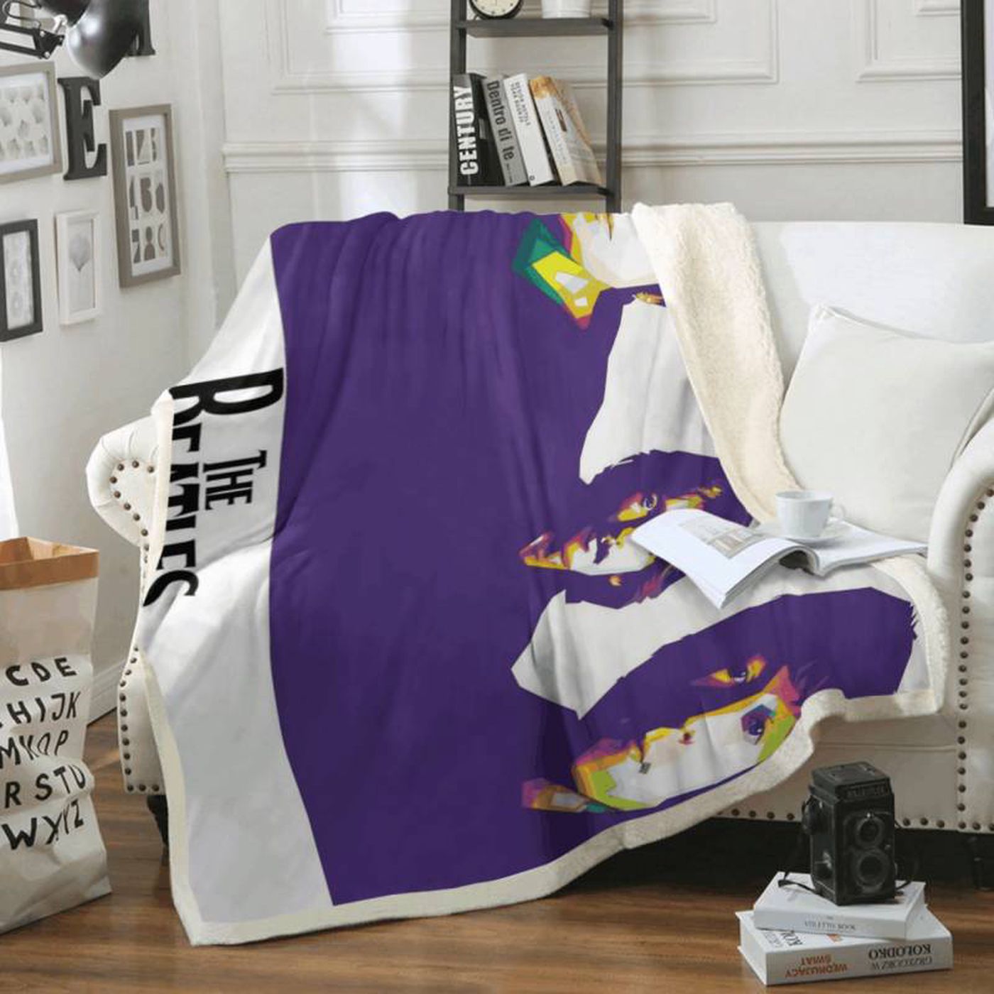The Beatles Iconic Liverpool Band Fleece Blanket – Legendary English Art Tribute