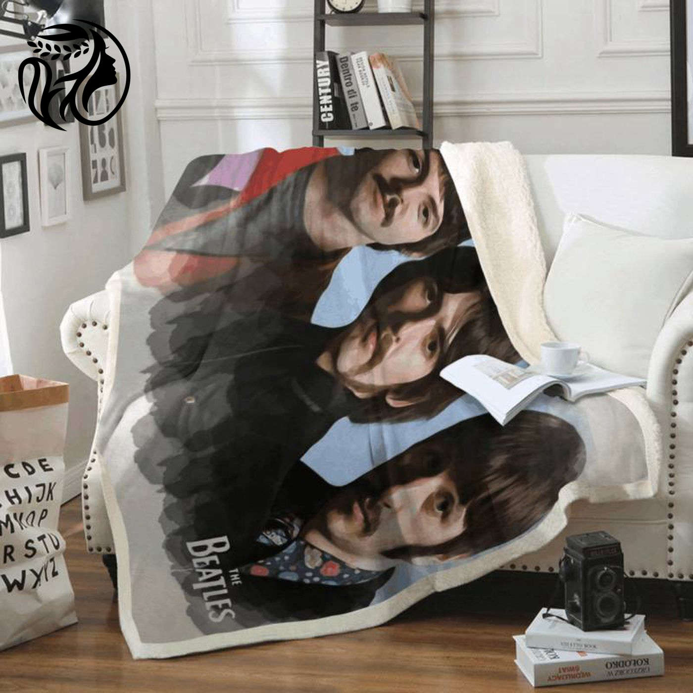 The Beatles Iconic Liverpool Band Fleece Blanket – Legendary English Music Memorabilia