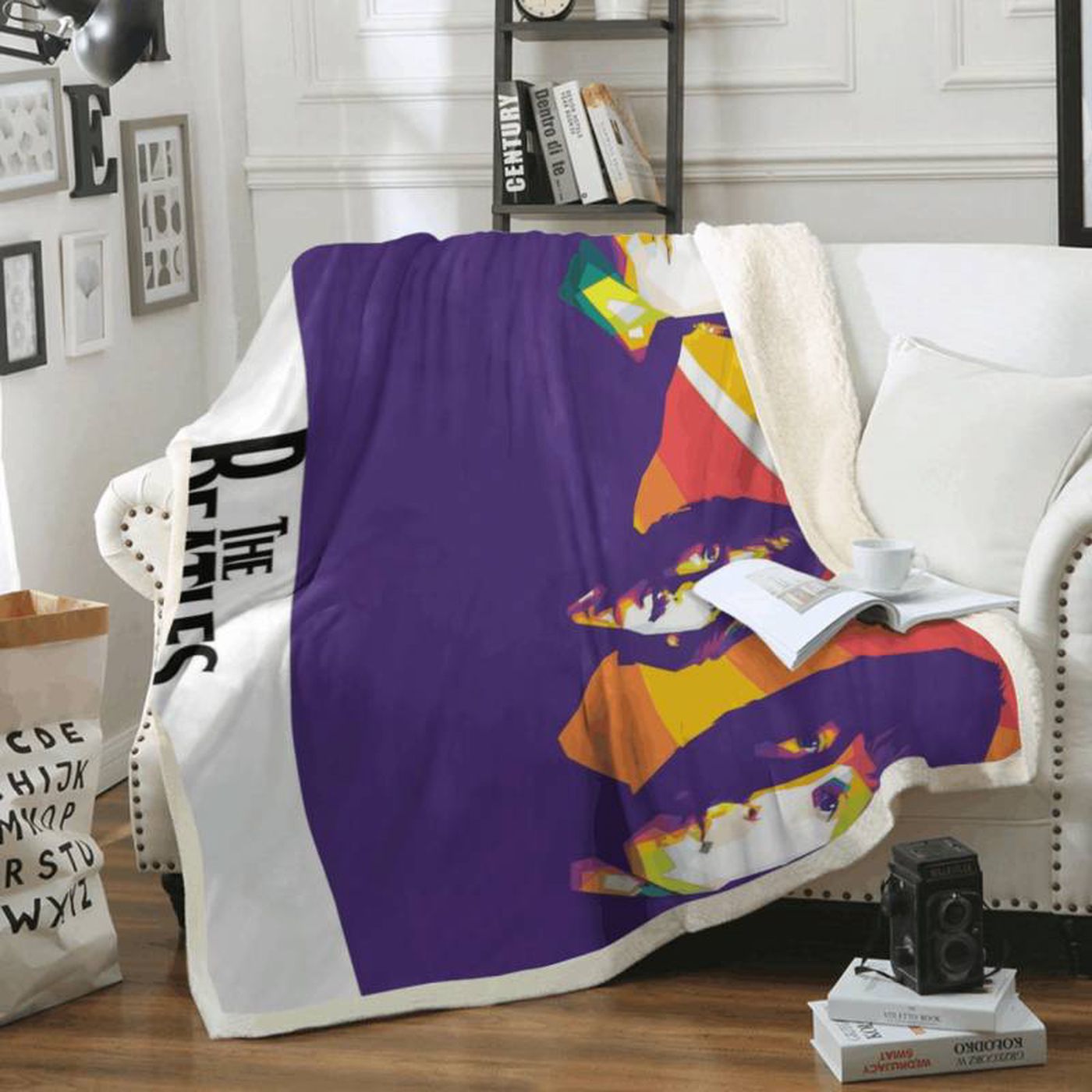 The Beatles Iconic Liverpool Band Fleece Blanket – English Pop Art Legend for Fans