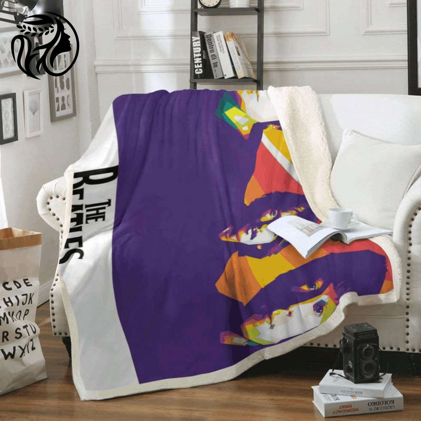 The Beatles Iconic Liverpool Band Fleece Blanket – English Pop Art Legend for Fans