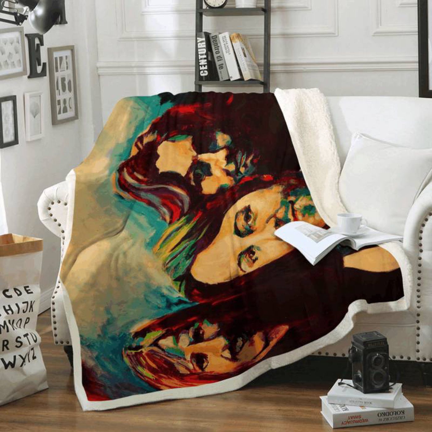 The Beatles Band Members Image Art Fleece Blanket – Ideal for Beatles Fans and Collectors