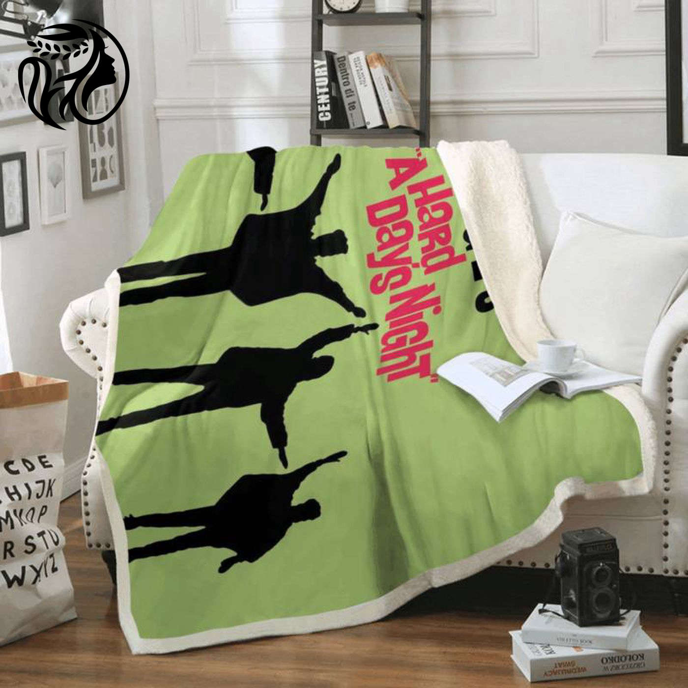 The Beatles Band Music Fleece Blanket – A Hard Day s Night: Cozy and Stylish Throw with Iconic Design
