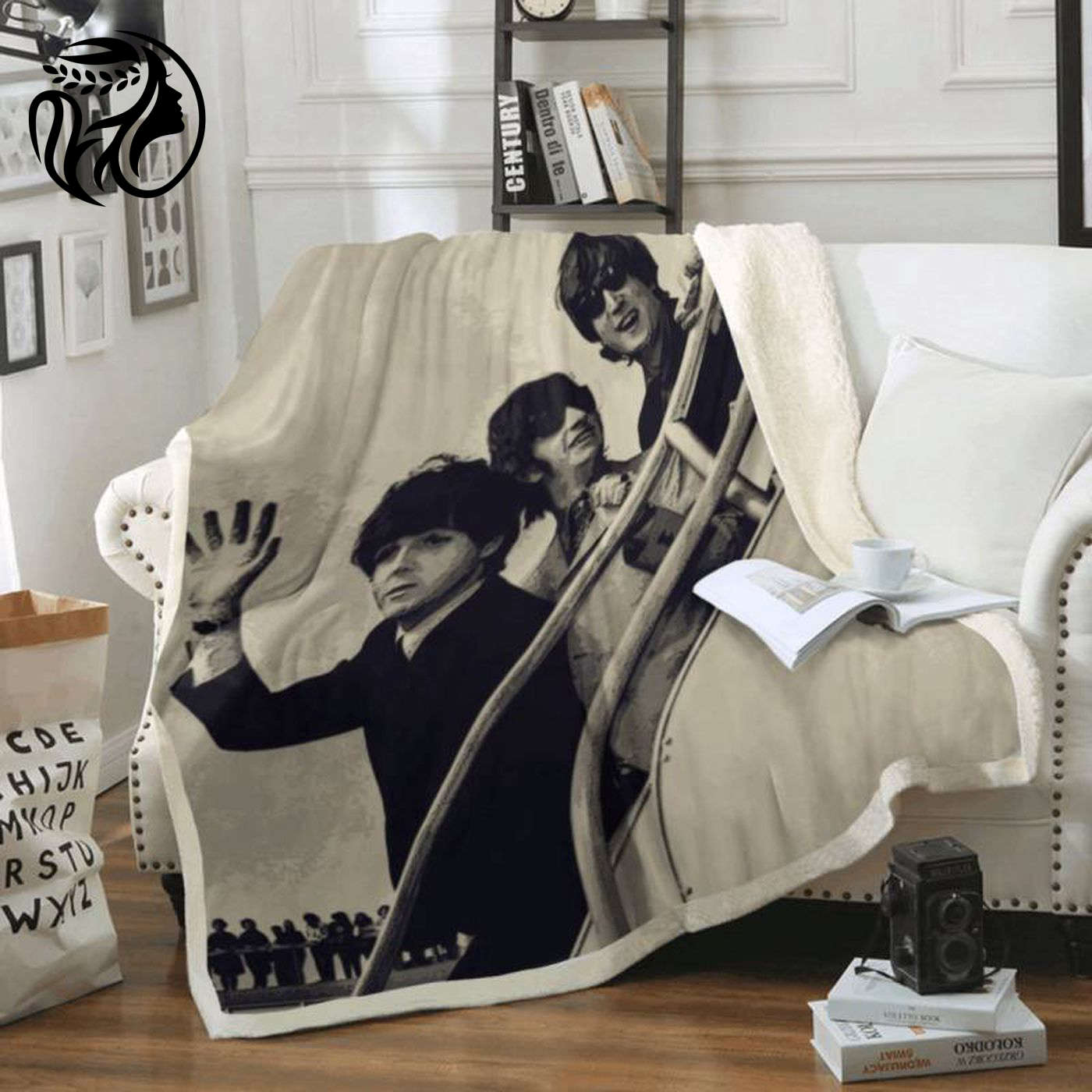 The Beatles 1960 Rock Band Art Fleece Blanket: Cozy Up with Iconic Band Memorabilia