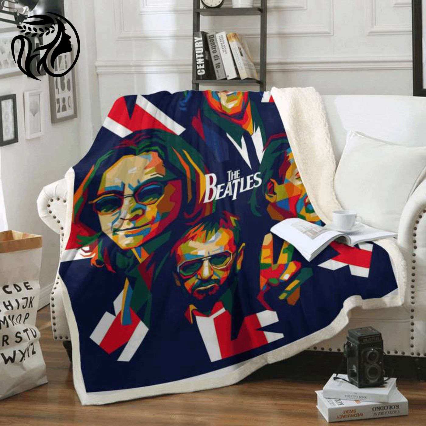 The Beatles Band 1960 Art Fleece Blanket - Perfect for Beatles Fans & Rock Band Enthusiasts!