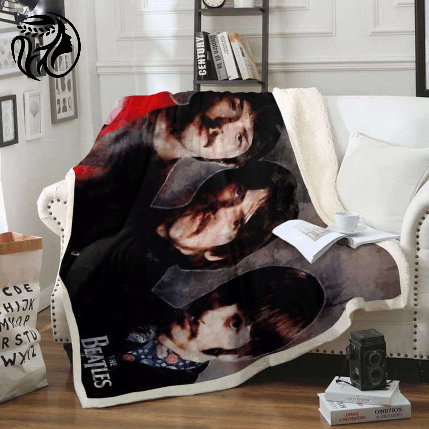 The Beatles 1960 Rock Band Fleece Blanket – Art for Fans Officially Licensed Merchandise