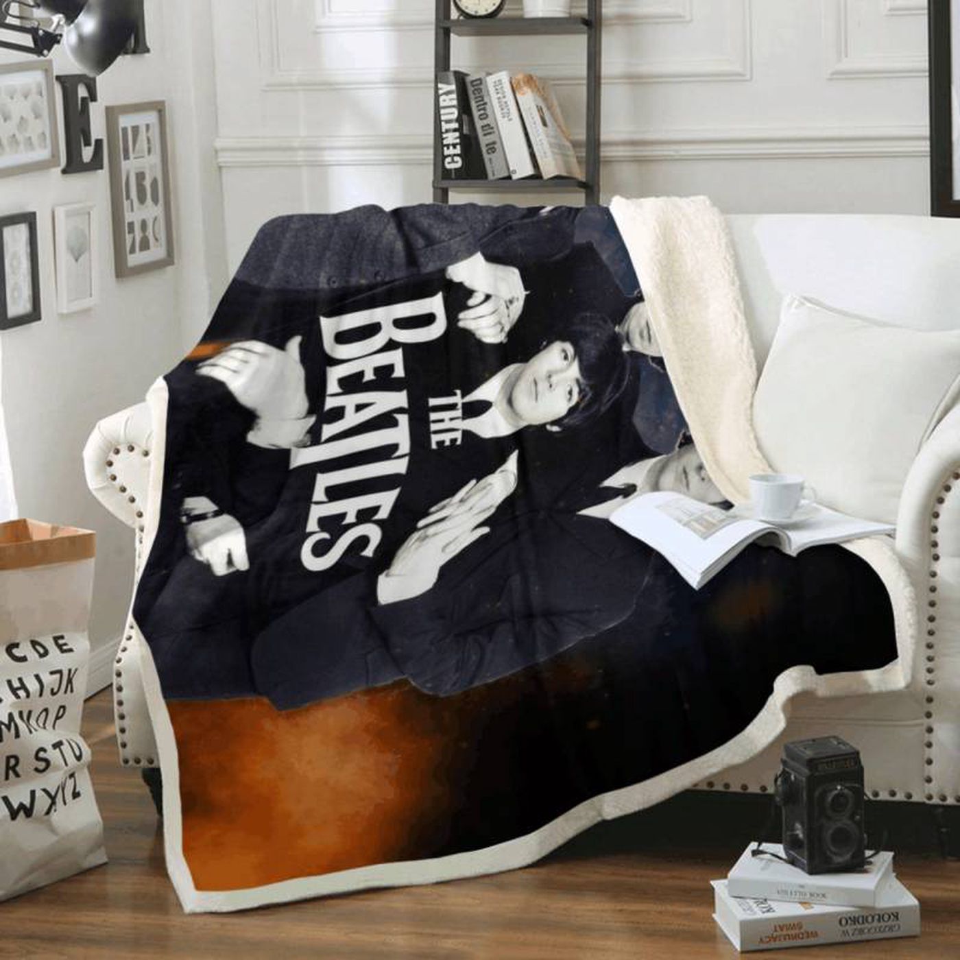 The Beatles Band 1960 Rock Band Fleece Blanket – Perfect for Beatles Fans!