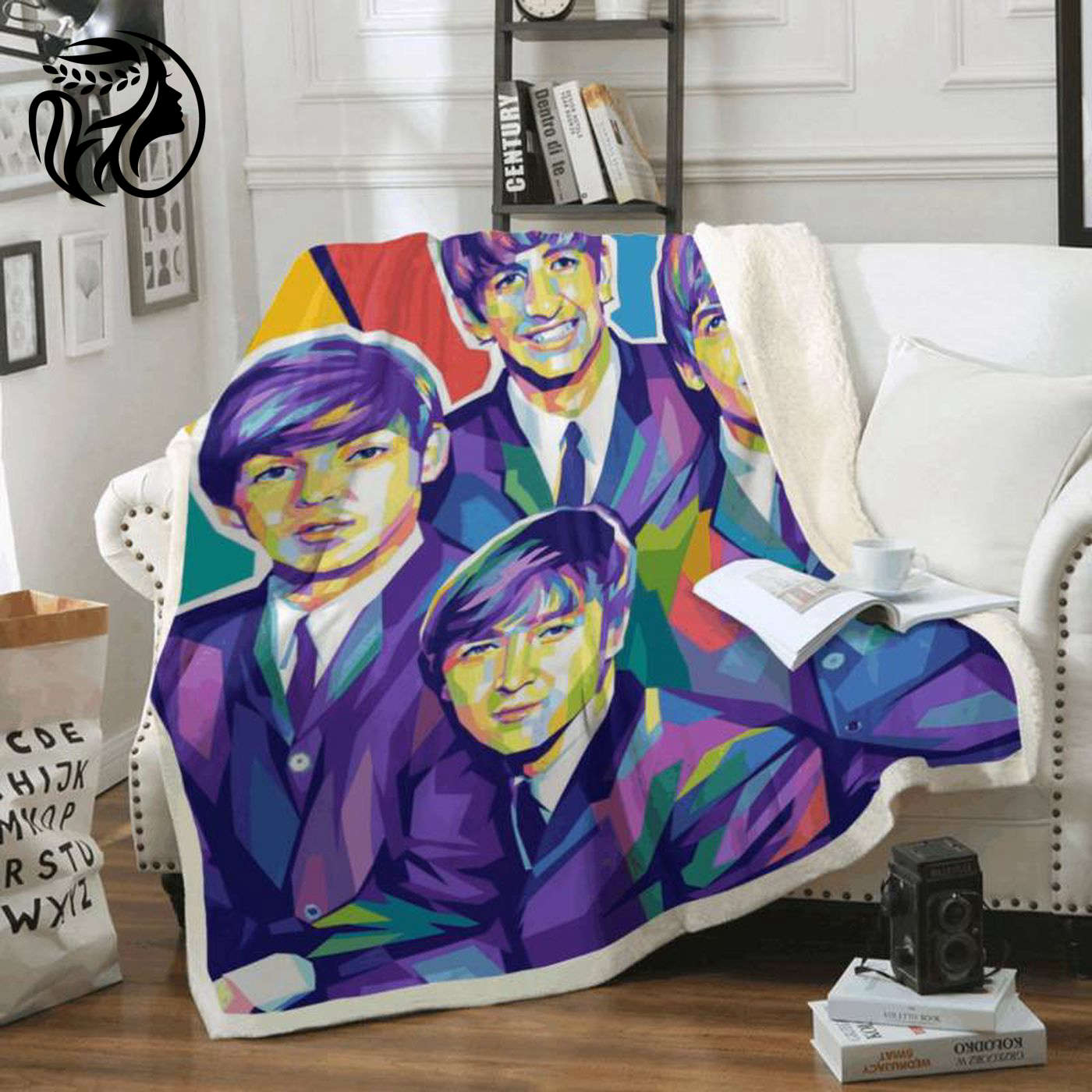 The Beatles Band Rock Band 1960 Art Fleece Blanket: A Must-Have for Beatles Lovers!