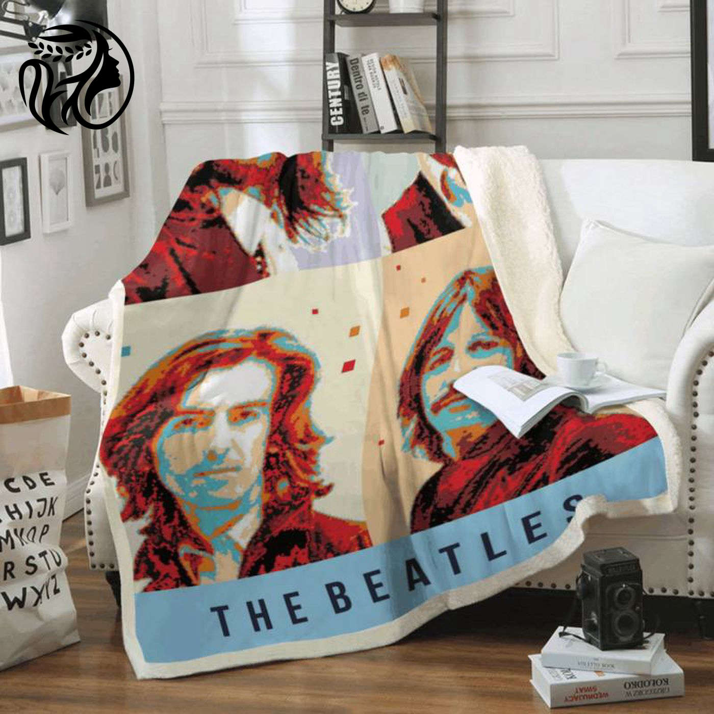 The Beatles PopArt Fleece Blanket – Rock Band 1960 for Fans Limited Edition