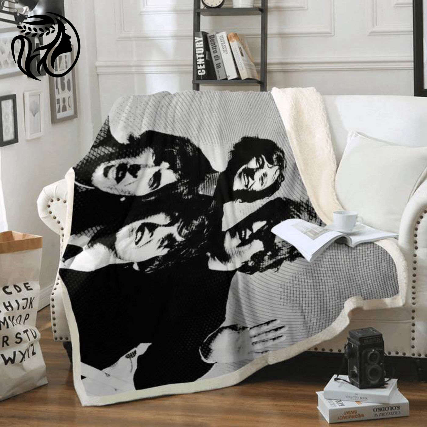 Iconic Beatles Rock Band Fleece Blanket – Liverpool Art for Fans 1960 s