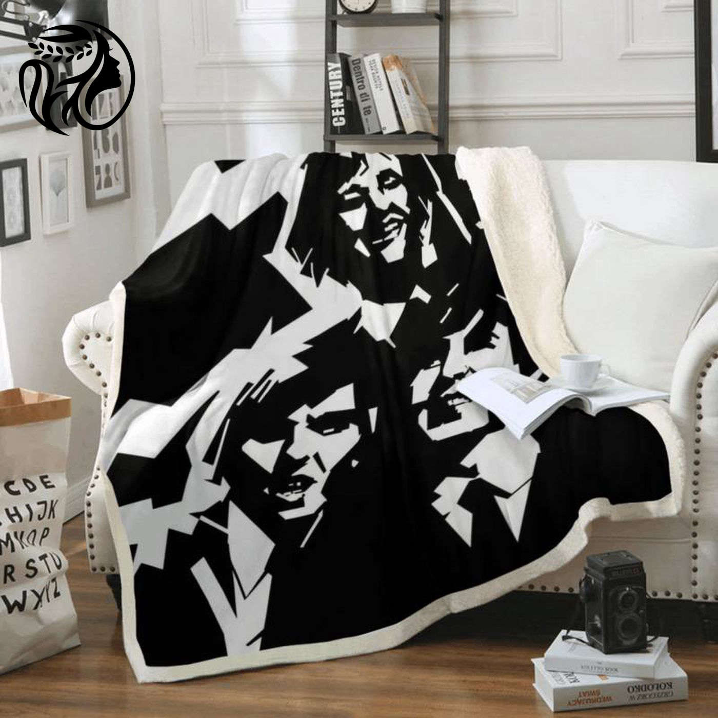 The Beatles Band Fleece Blanket – Iconic 1960 Rock Band from Liverpool – Limited Edition