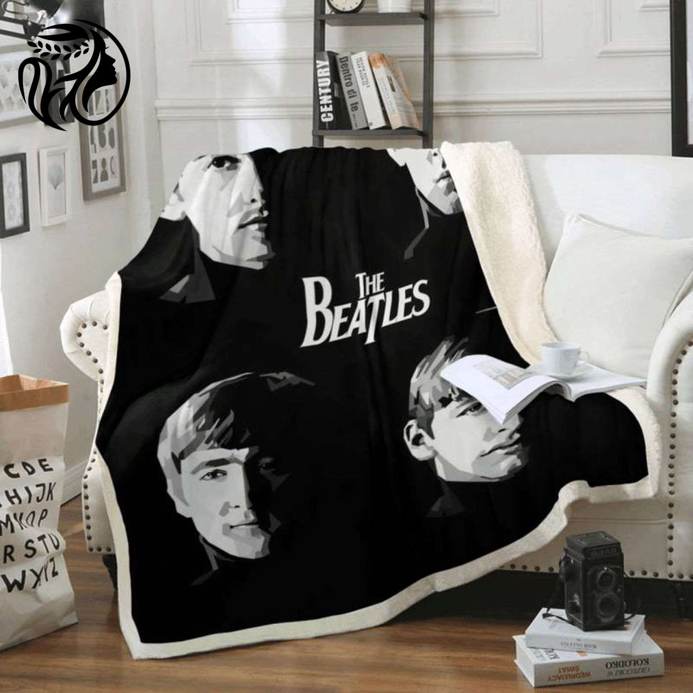 The Beatles Band Rock Band 1960 Fleece Blanket: Legendary English Art for Fans