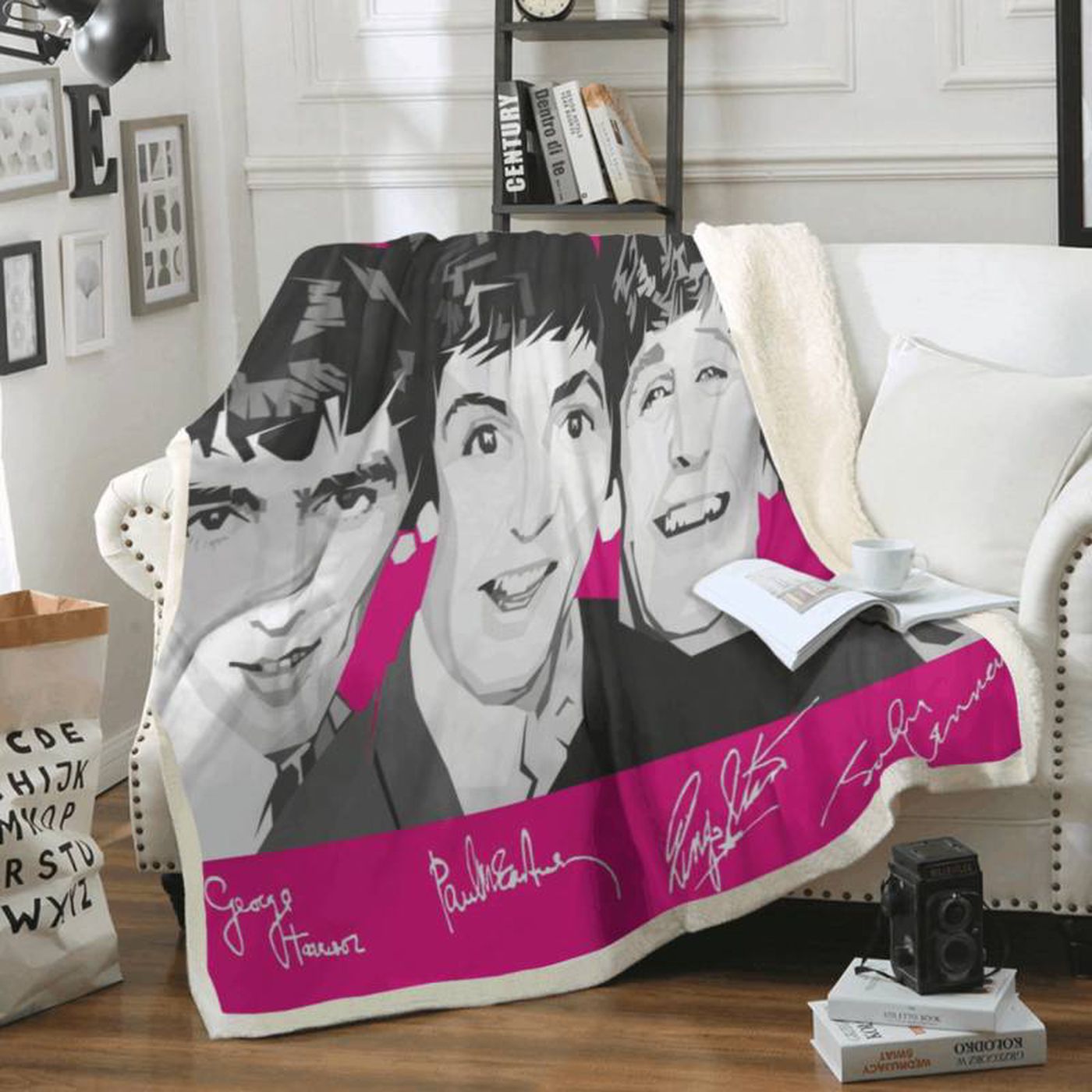The Beatles Rock Band 1960: Legendary English Fleece Blanket
