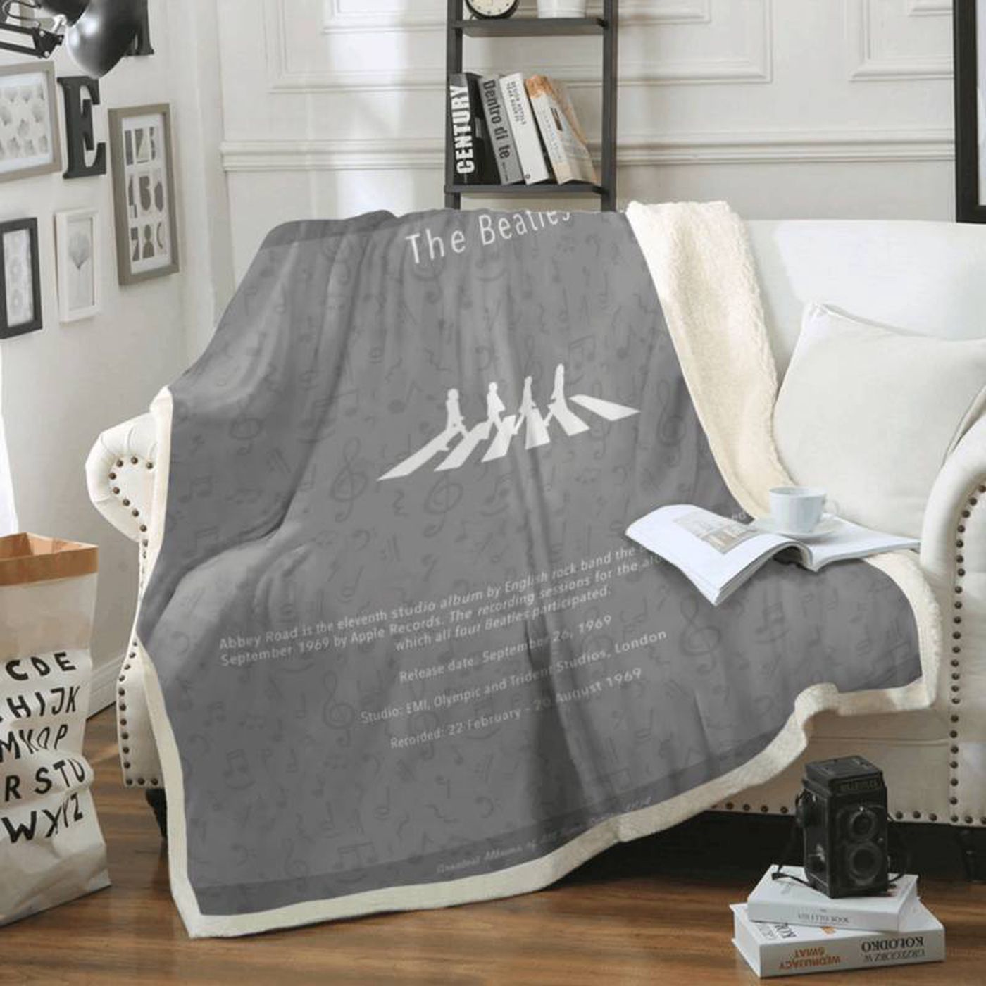 The Beatles Abbey Road Album Fleece Blanket: Embrace the Legend with this Cozy Tribute! The Beatles Abbey Road Album Fleece Blanket: Embrace the Legend with this Cozy Tribute!